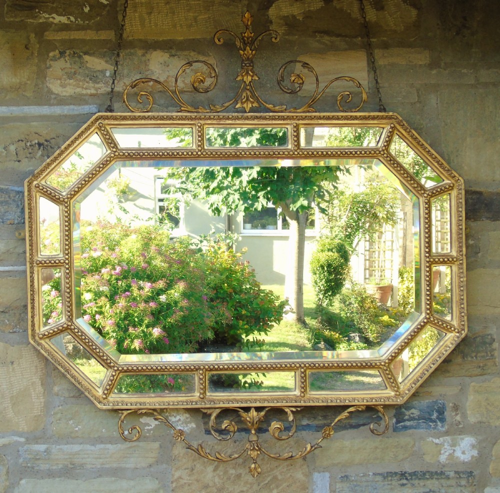 Good 19th Century George III Style Marginal Mirror View VIII