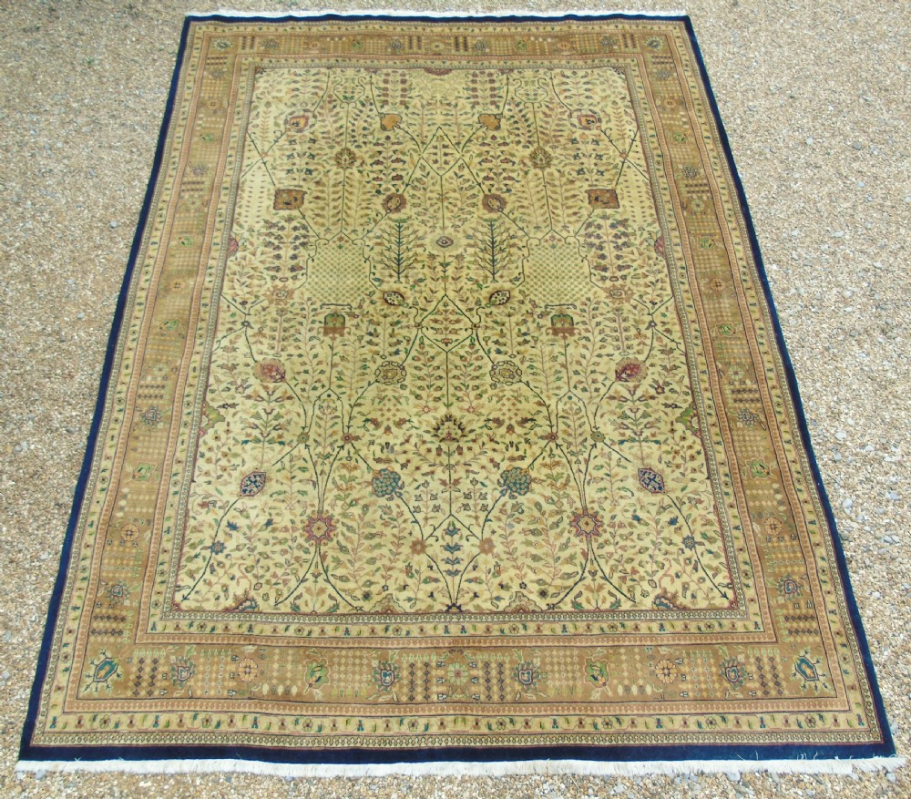 Antique Tabriz Carpet Room Size