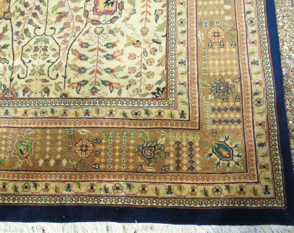 Antique Tabriz Carpet Room Size View III