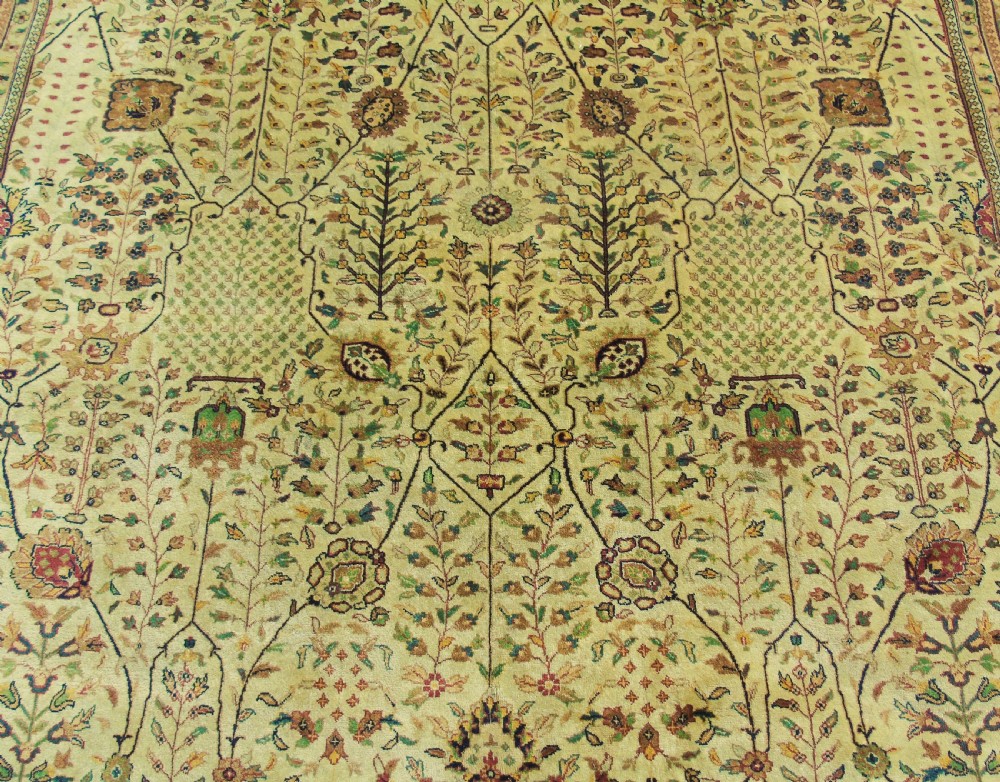 Antique Tabriz Carpet Room Size View VI