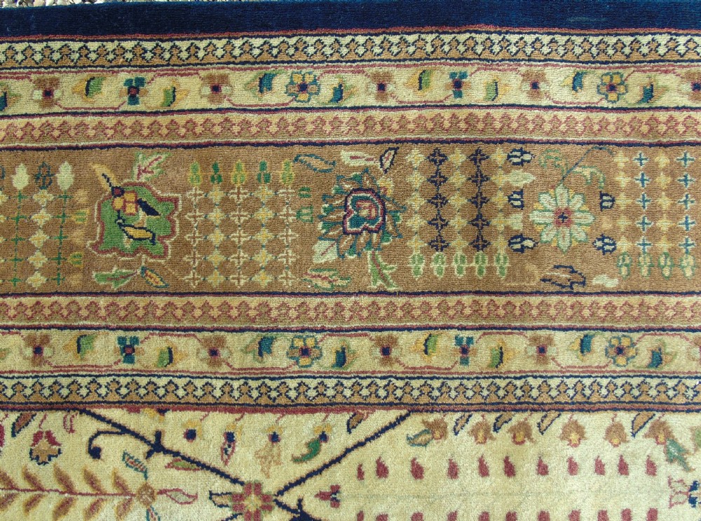 Antique Tabriz Carpet Room Size View VIII