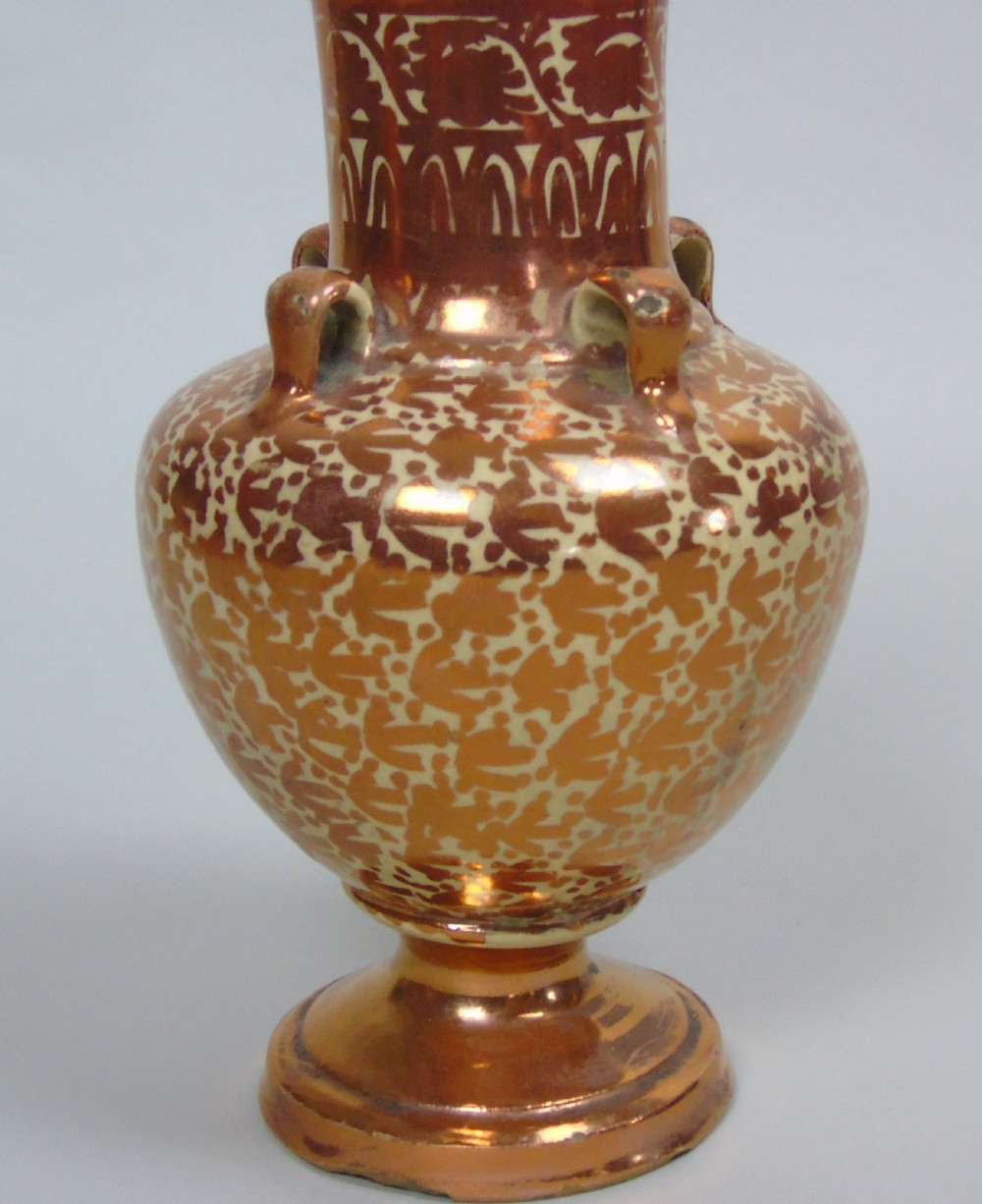 Hispano Moresque Lustre Vase 18th Century View V
