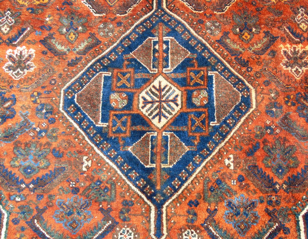 Antique Kashgai Carpet Room Size View III