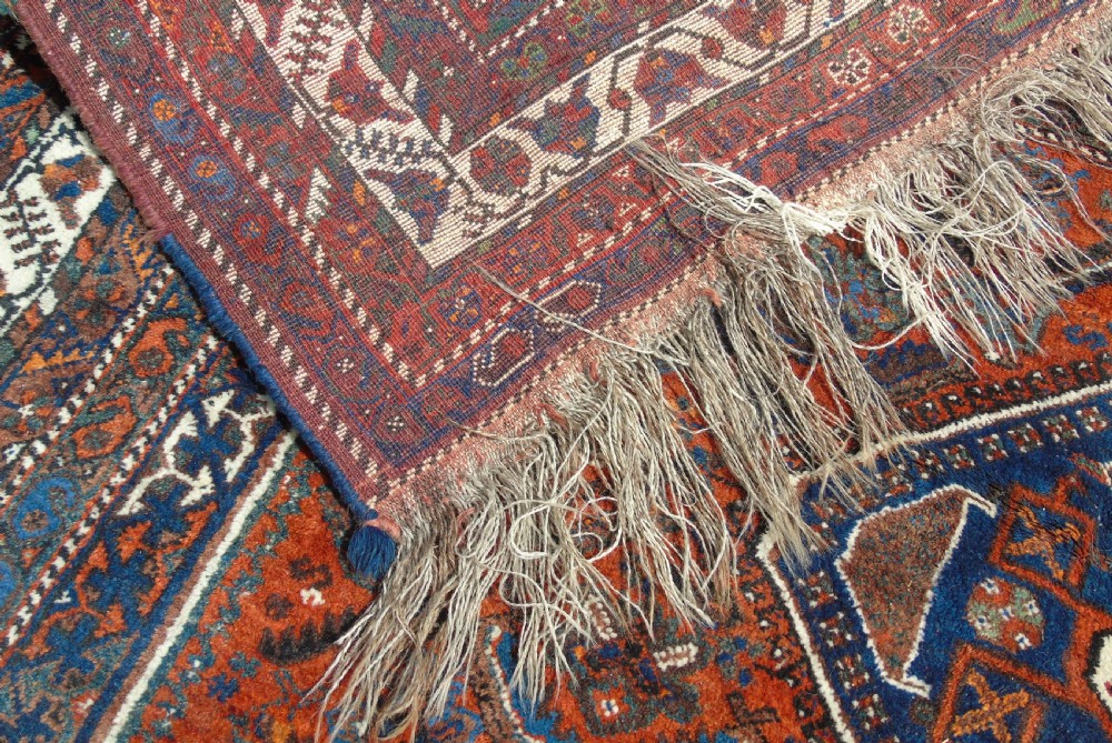 Antique Kashgai Carpet Room Size View V