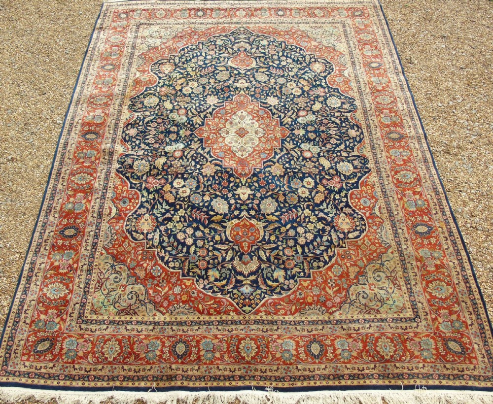Antique Tabriz Carpet Room Size