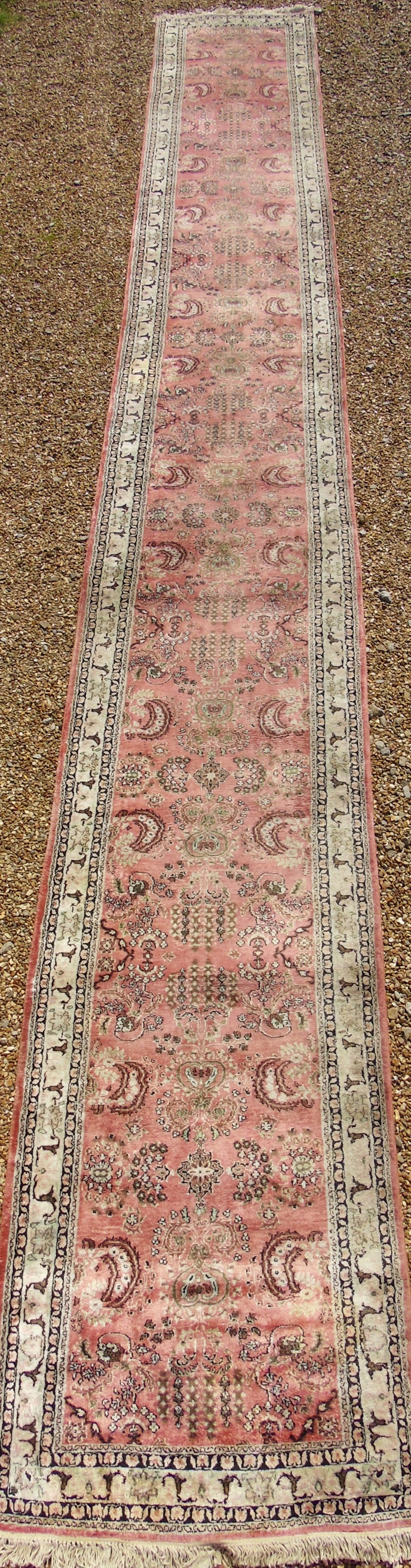 Antique Silk Runner Carpet 7m