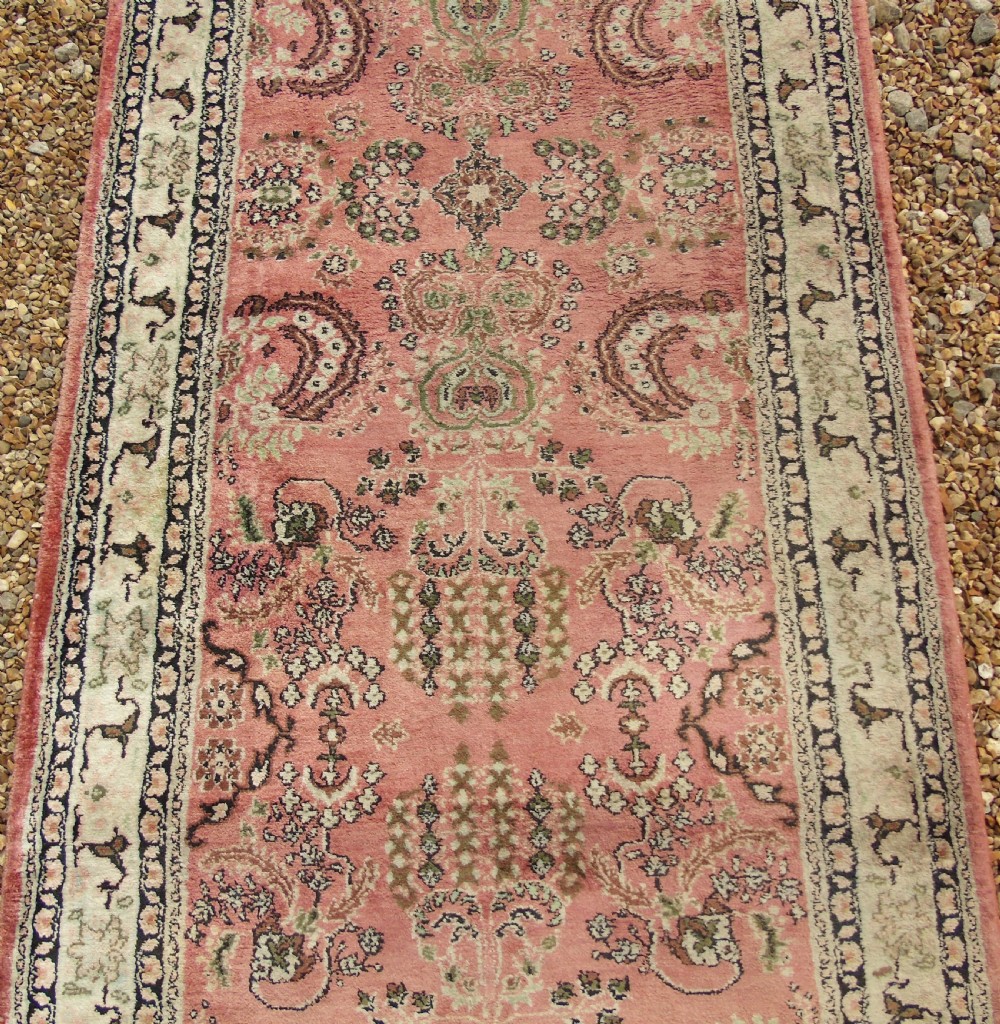 Antique Silk Runner Carpet 7m View IV