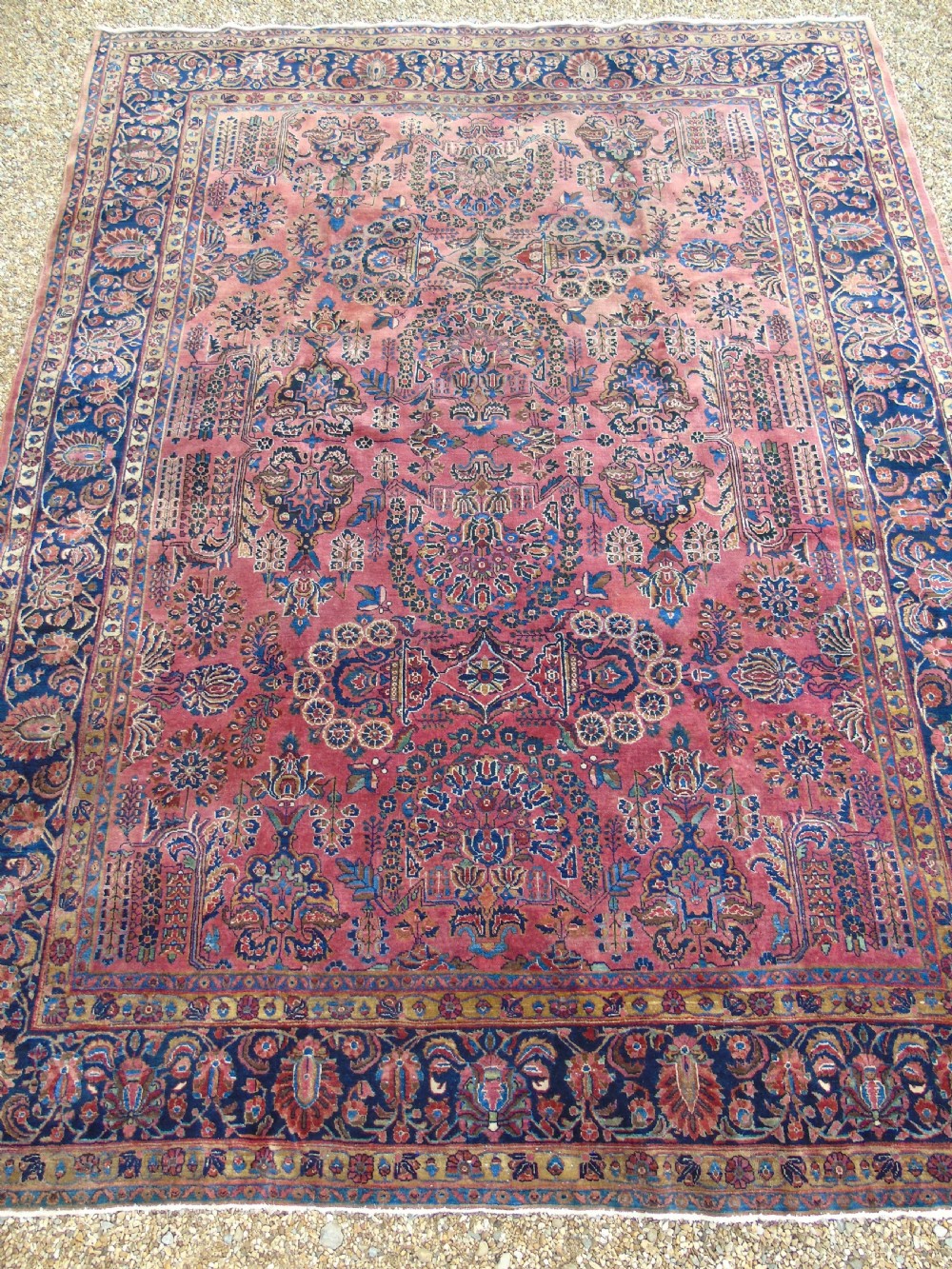 Antique Saroukh Carpet Room Size View II