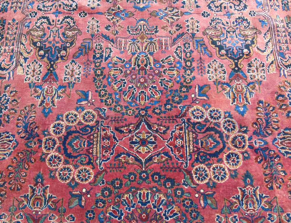 Antique Saroukh Carpet Room Size View III