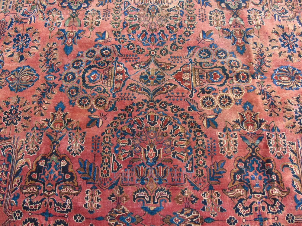 Antique Saroukh Carpet Room Size View VI