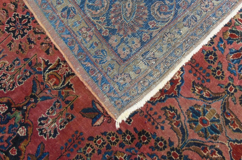 Antique Saroukh Carpet Room Size View VII