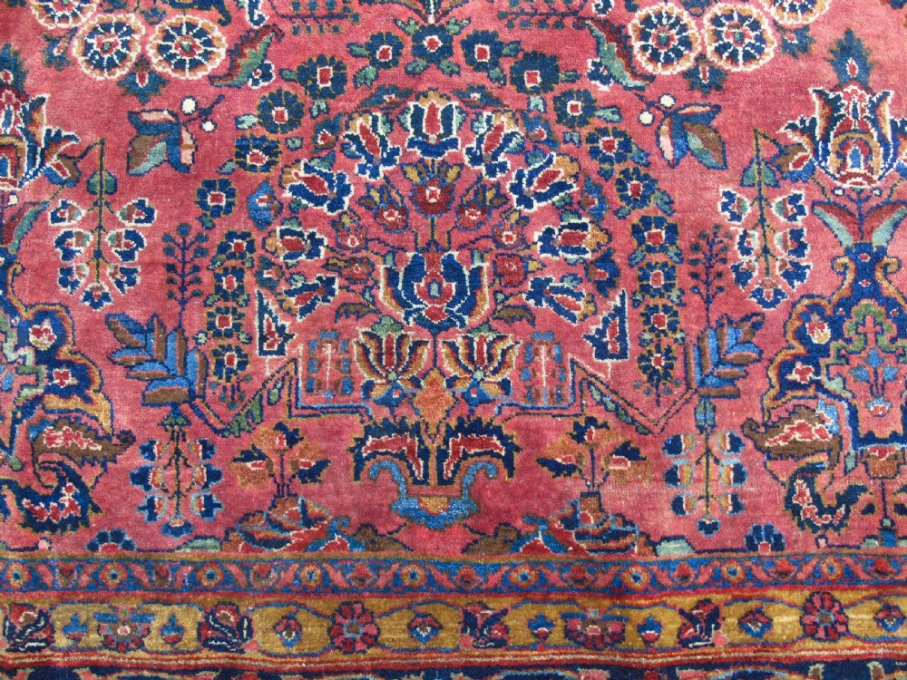 Antique Saroukh Carpet Room Size View IX