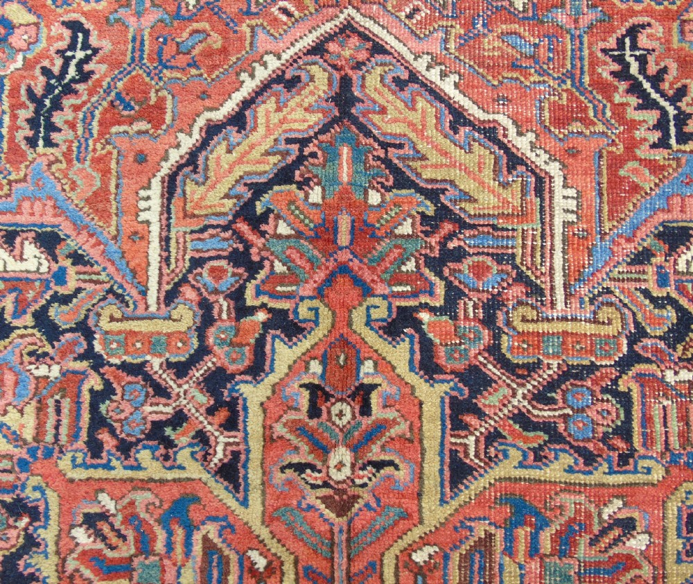 Antique Heriz Carpet Room Size View VI