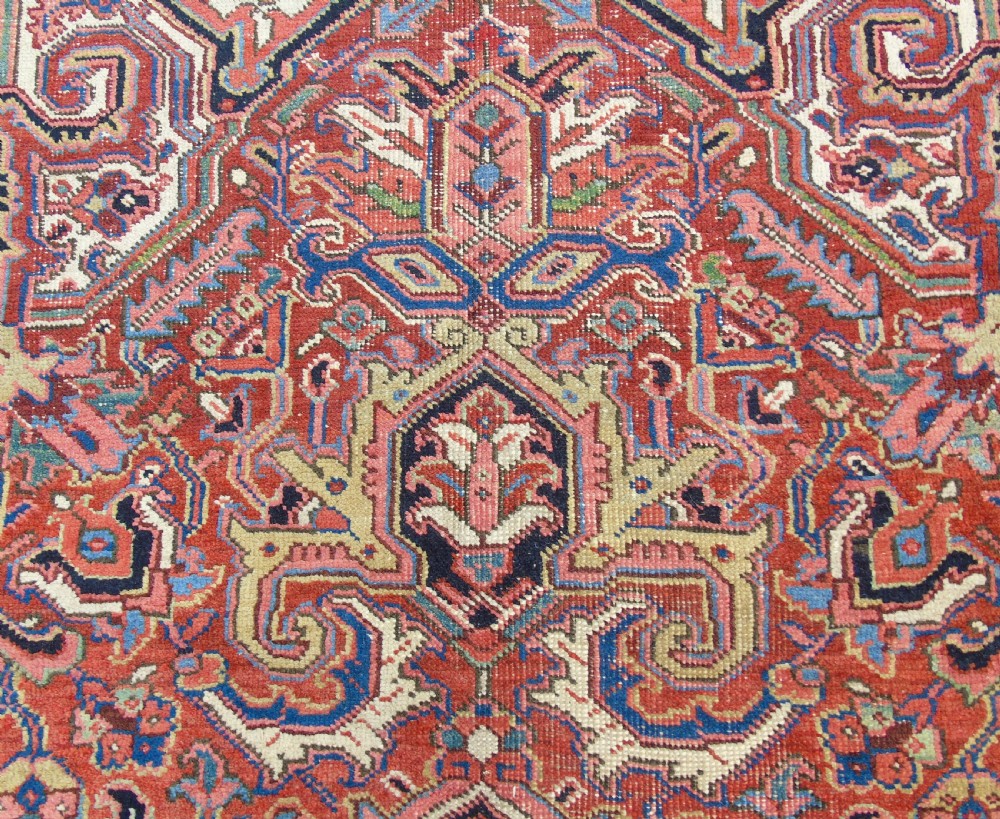Antique Heriz Carpet Room Size View VII
