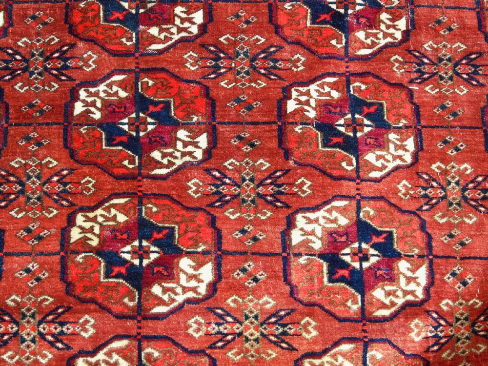 Antique Tekke Turkman Carpet Room Size View VI