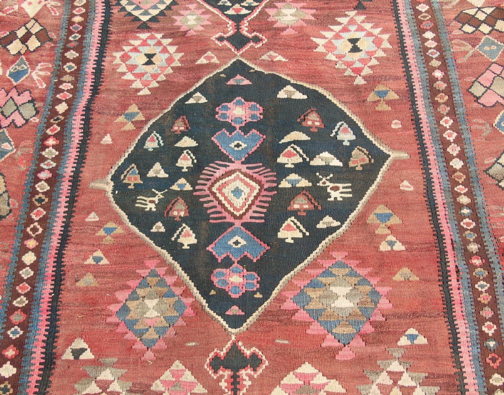 Antique Kilim Carpet Room Size View IV