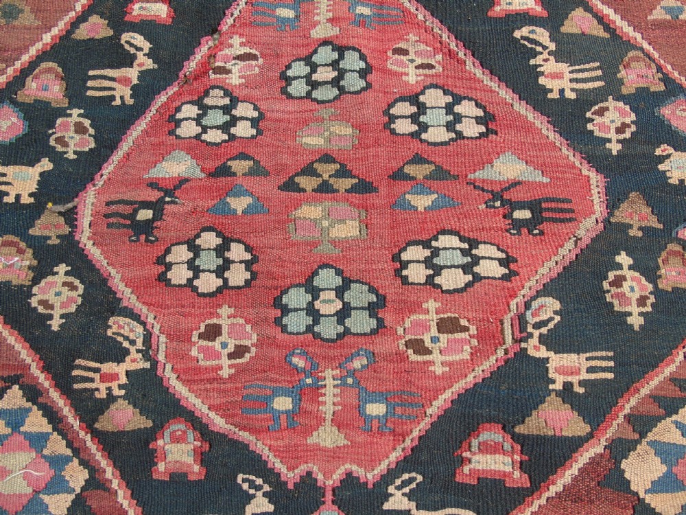 Antique Kilim Carpet Room Size View VI