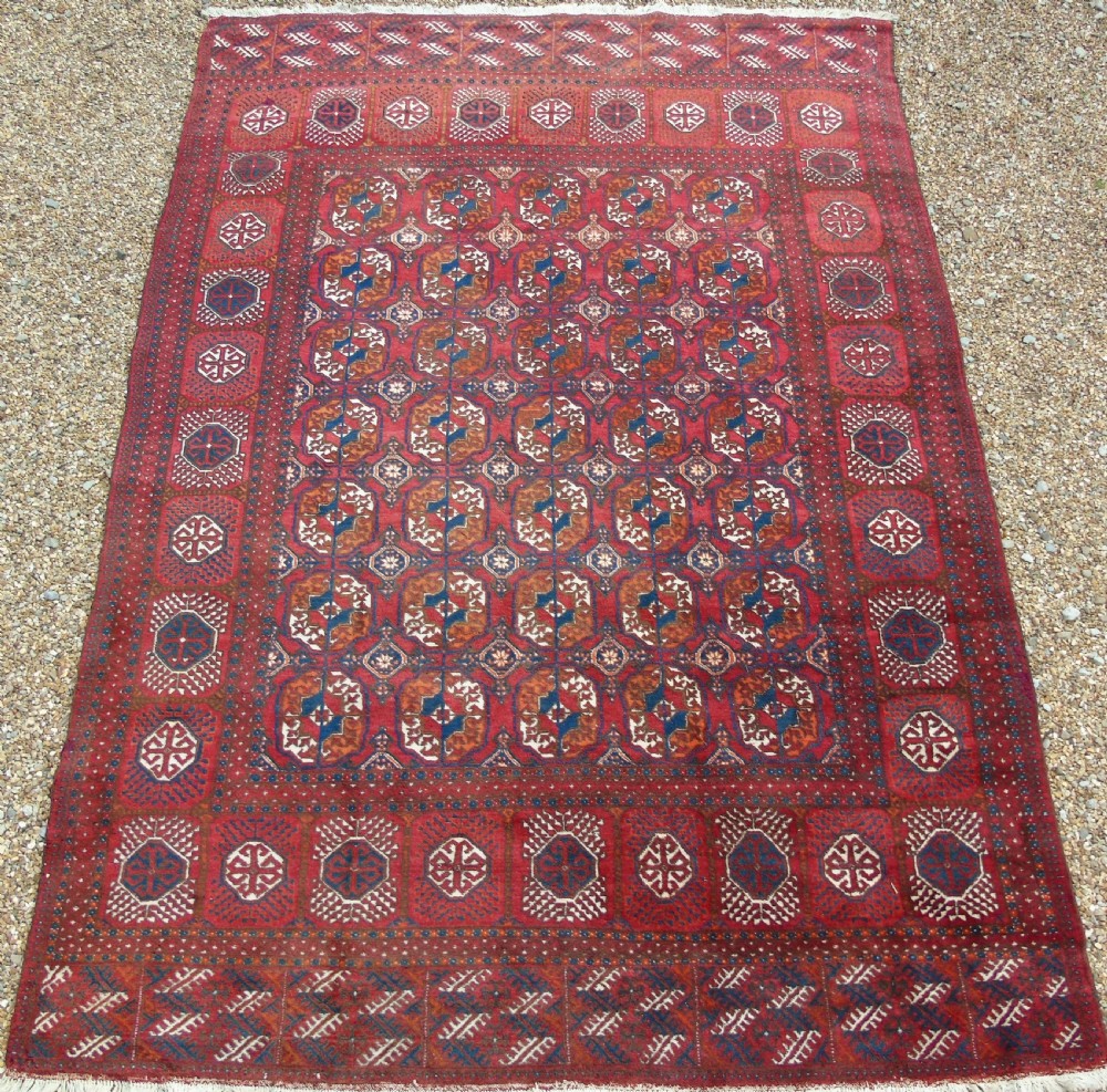 Antique Turkoman Carpet Room Size