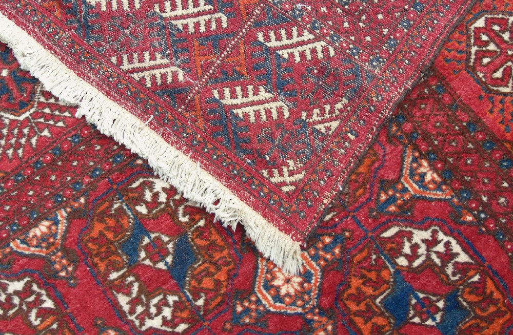 Antique Turkoman Carpet Room Size View V