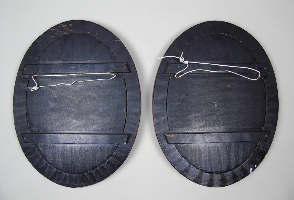 Good Pair of Japanese Shibayama Plaques Meiji View VIII