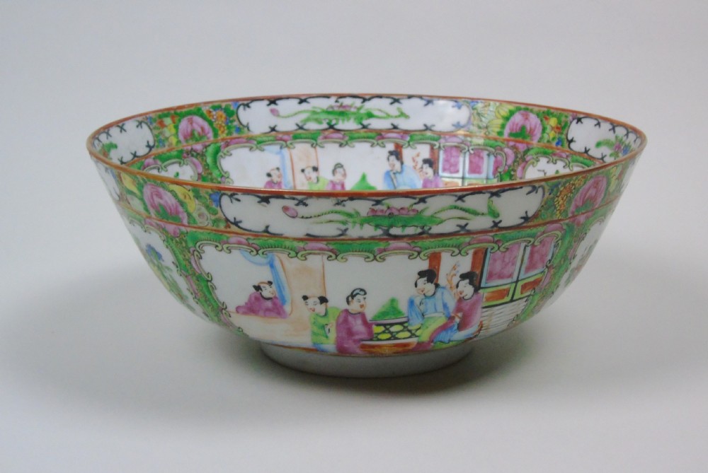 Antique Chinese Famille Rose Bowl View II