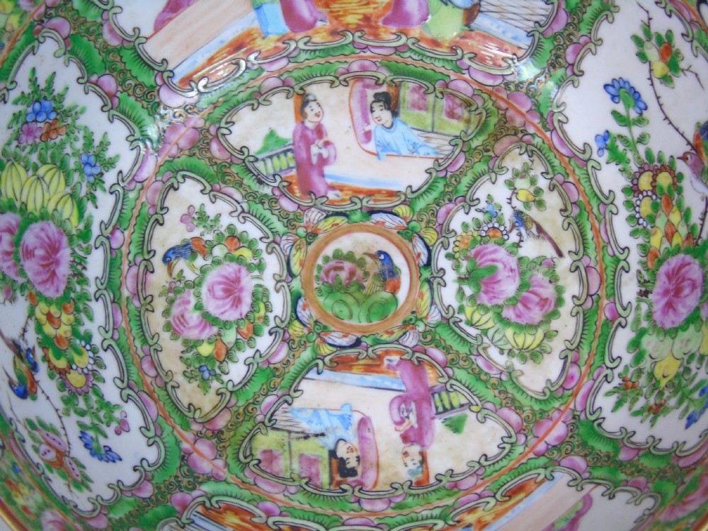 Antique Chinese Famille Rose Bowl View VI
