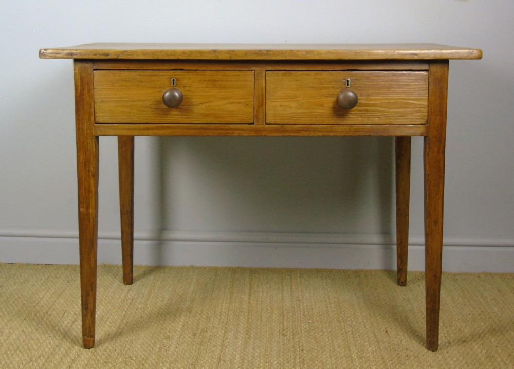 Early Victorian Antique Pine Table