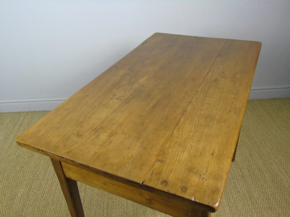Early Victorian Antique Pine Table View VI