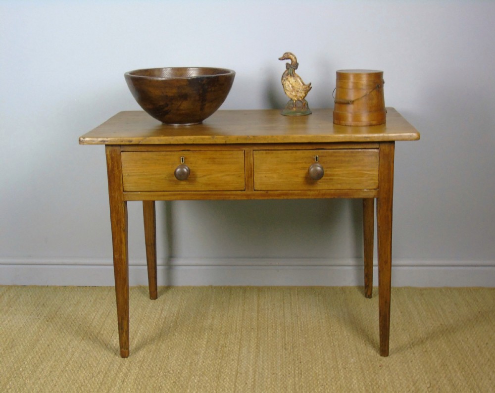 Early Victorian Antique Pine Table View VII