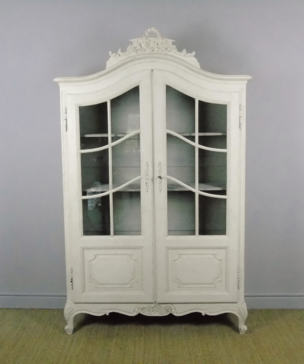 Antique French Glazed Cabinet View VI