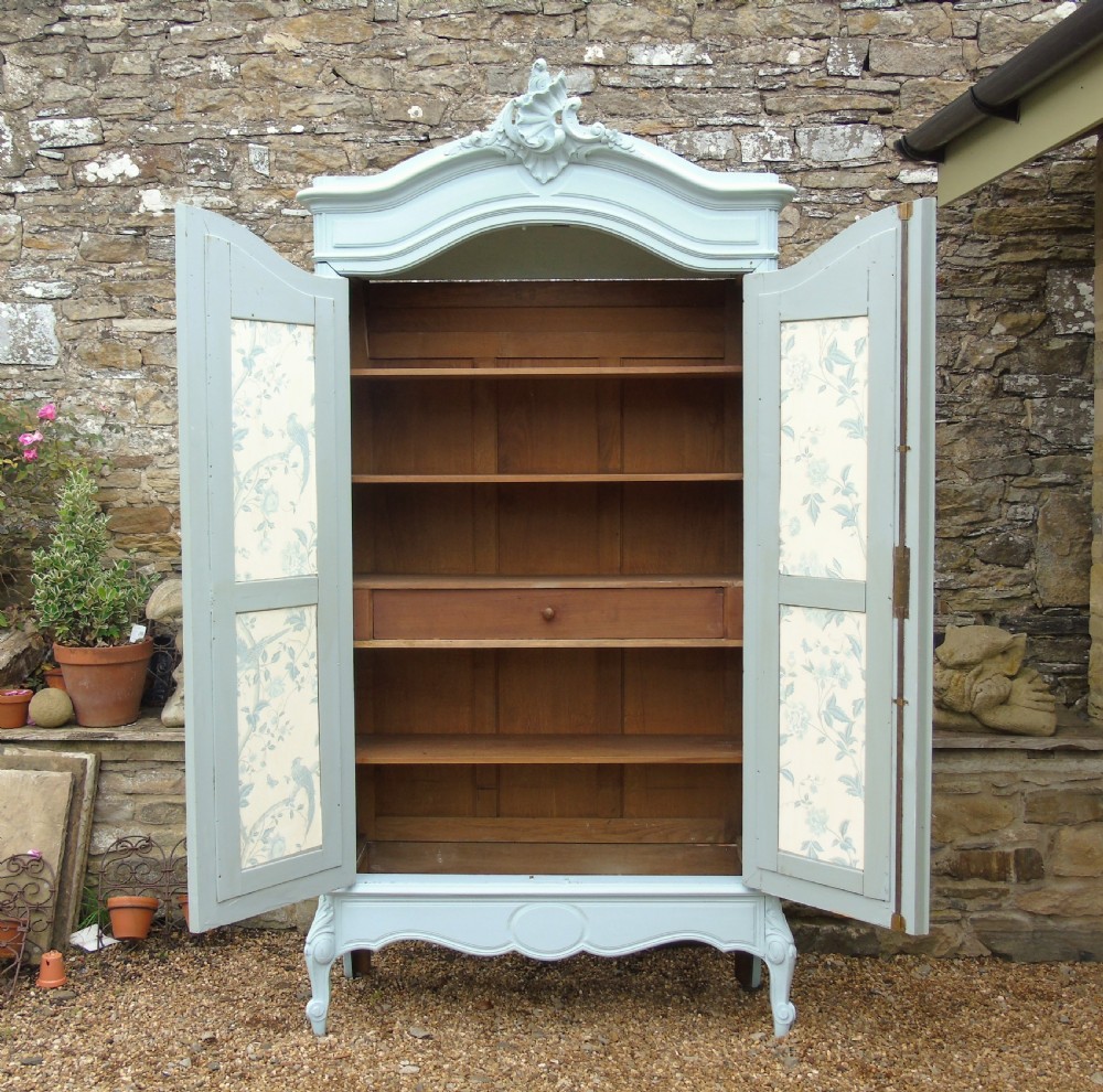 Pretty Antique French Armoire Wardrobe View VIII