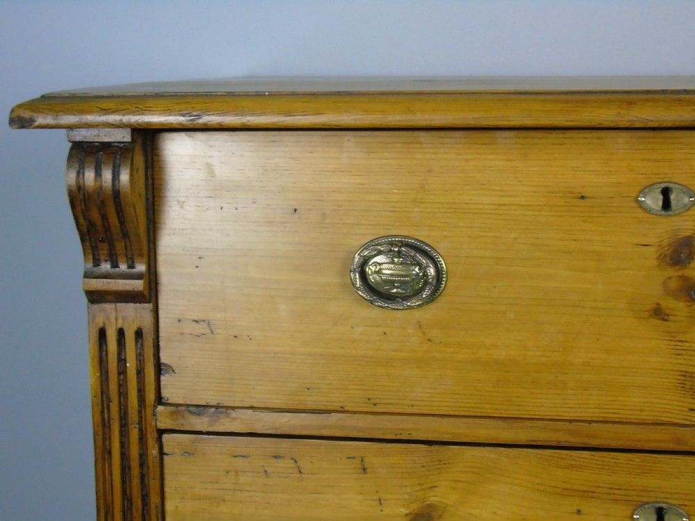 Large Antique Pine and Elm Chest of Drawers View VII