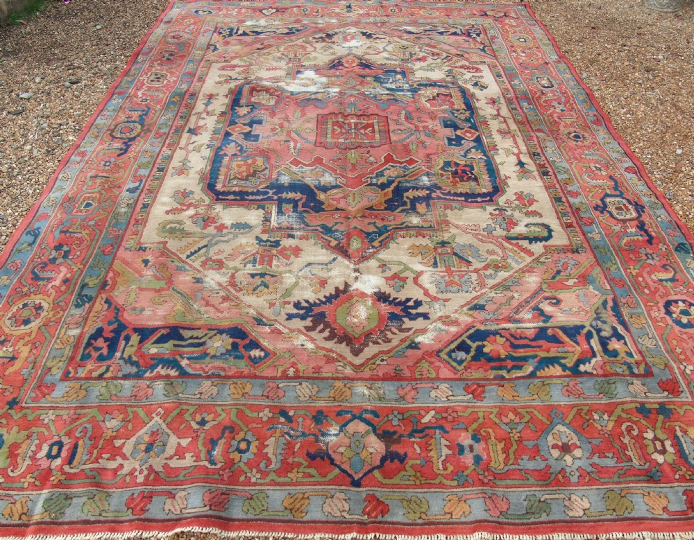 Antique Agra Design Carpet Room Size View IV