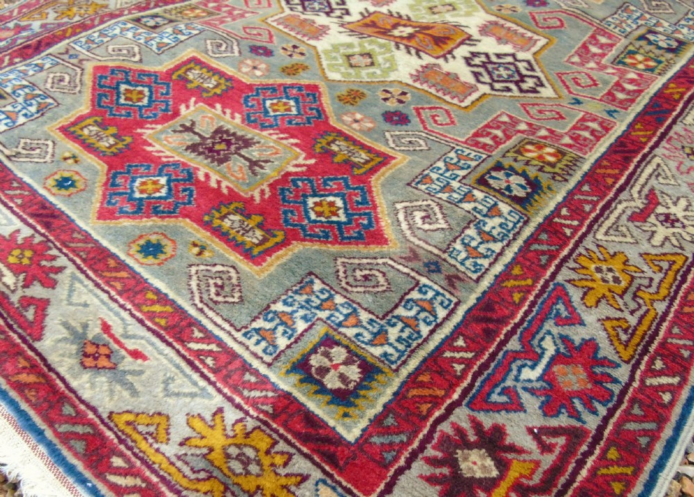 Antique Kazak Carpet View V