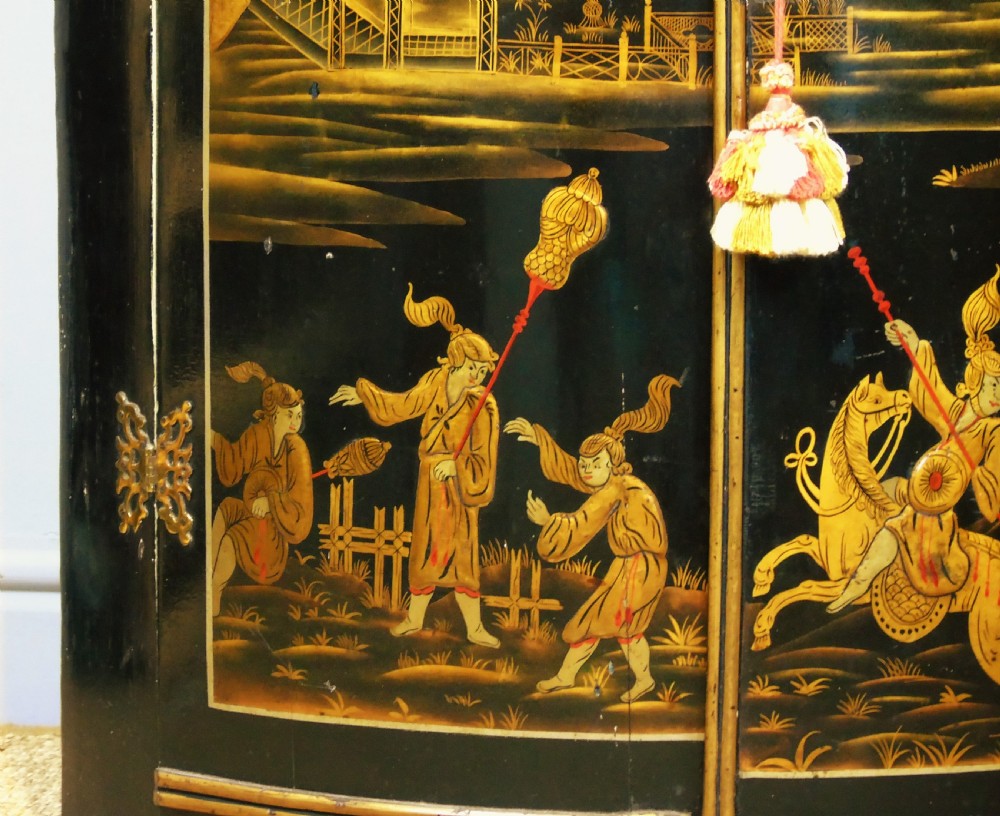 Handsome Regency Chinoiserie Corner Cabinet View VI
