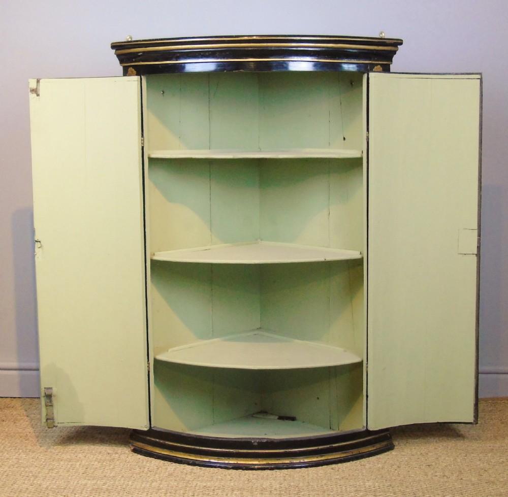 Handsome Regency Chinoiserie Corner Cabinet View VII
