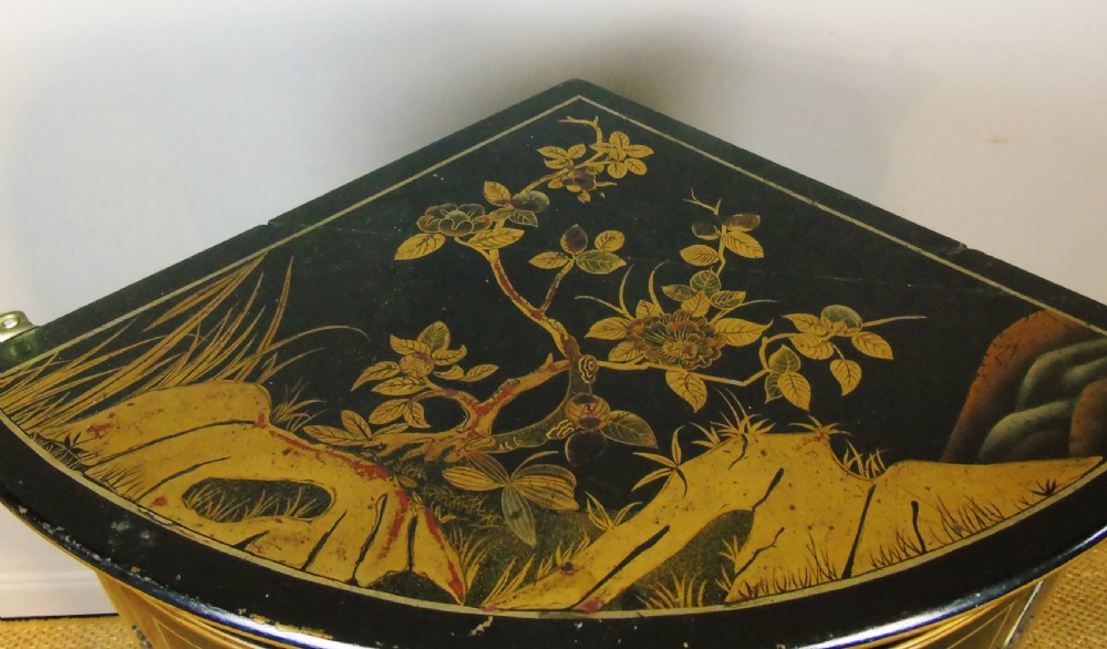 Handsome Regency Chinoiserie Corner Cabinet View VIII