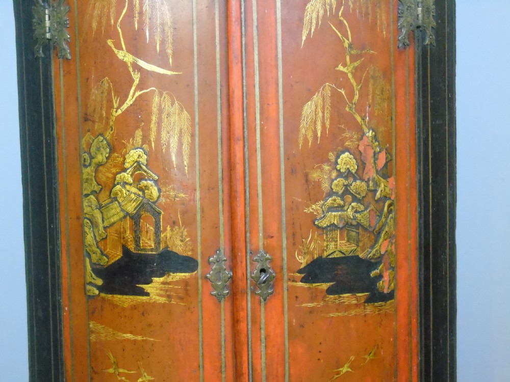 George II Japanned Bowfront Corner Cupboard View IV