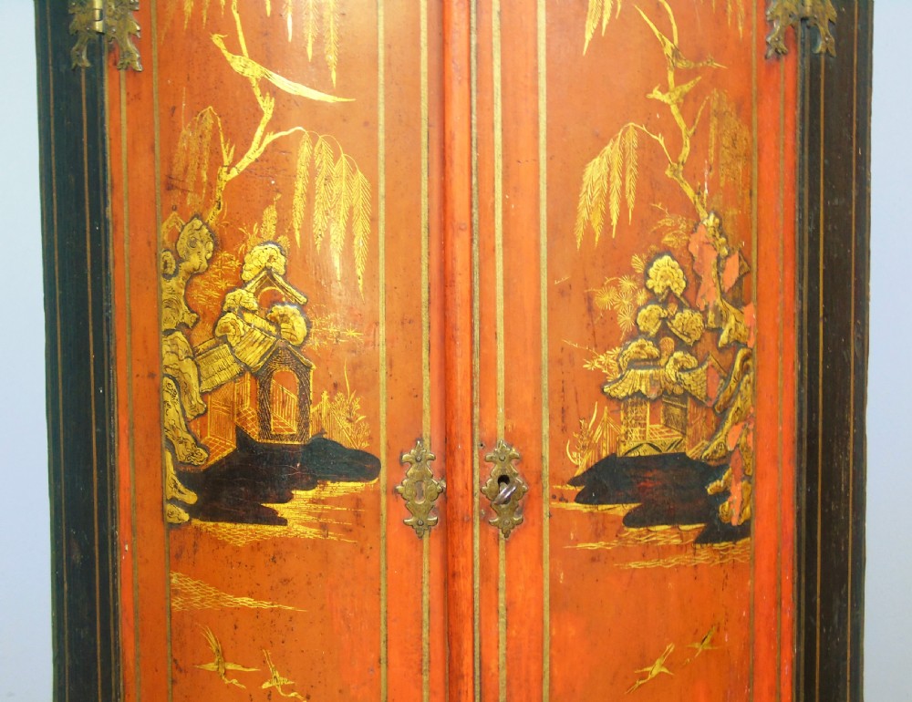 George II Japanned Bowfront Corner Cupboard View VI