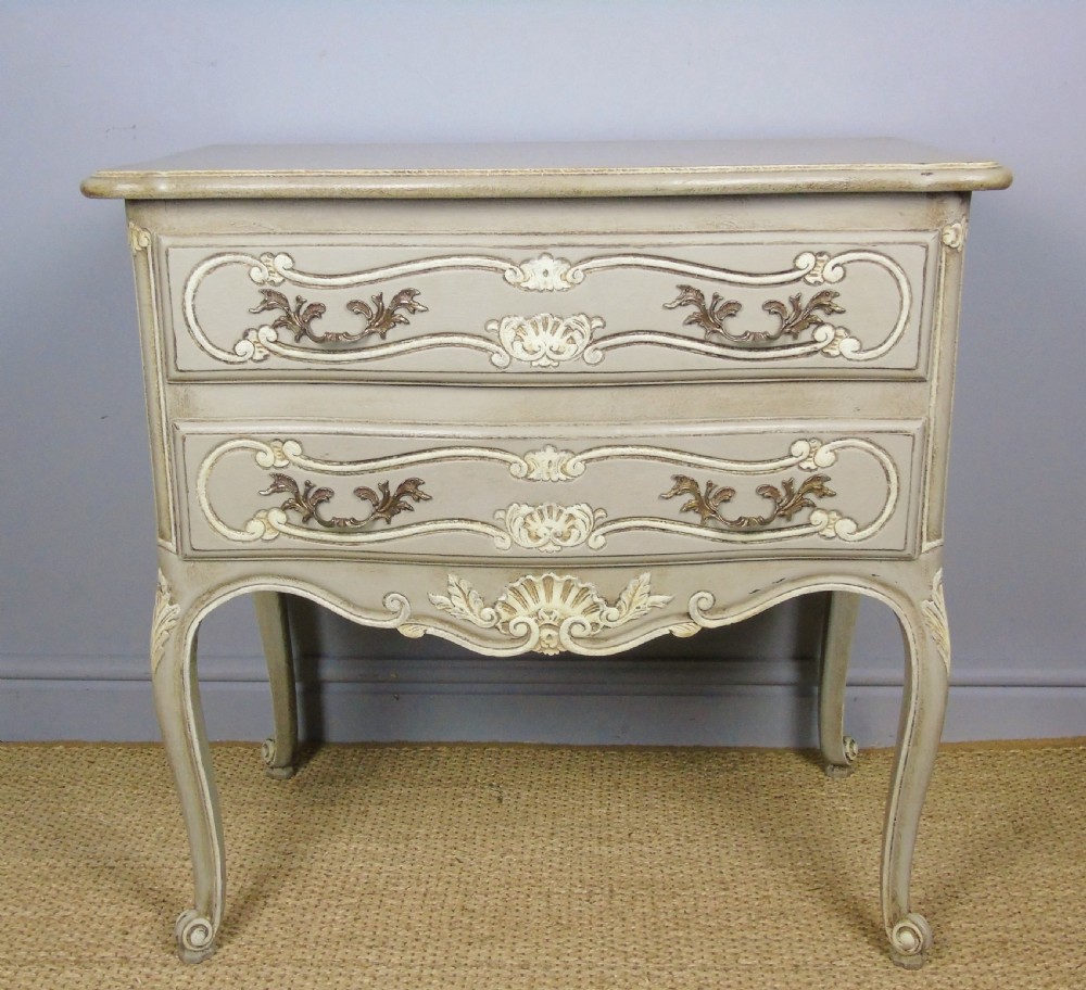 Pretty Hand Painted French Chest of Drawers