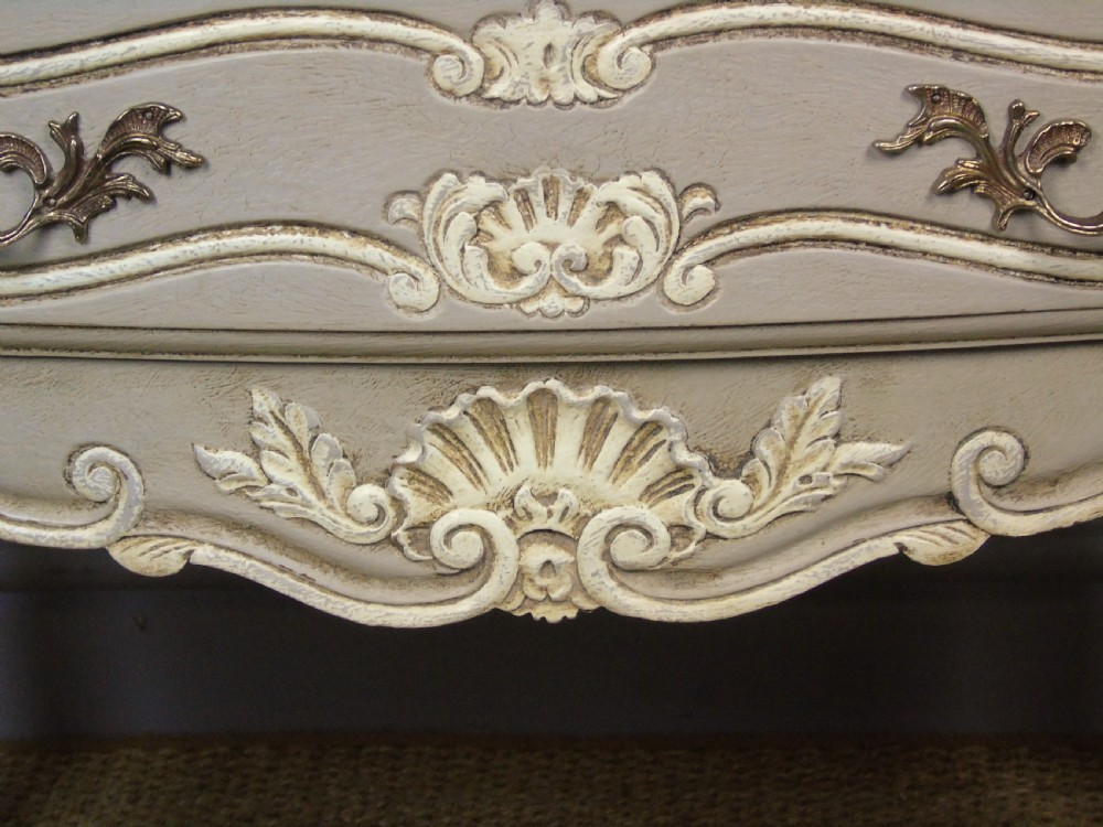 Pretty Hand Painted French Chest of Drawers View VI