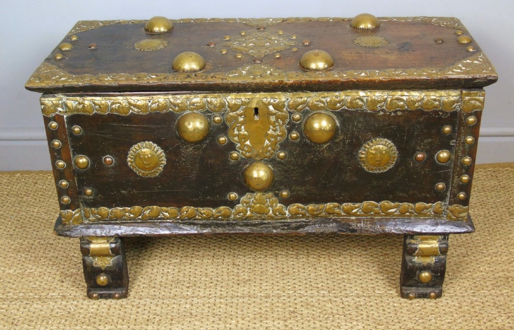 Characterful Early Indian Chest 18th Century