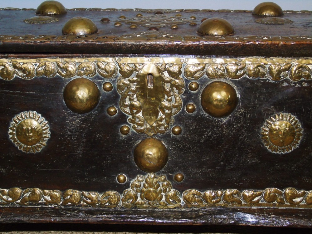 Characterful Early Indian Chest 18th Century View II