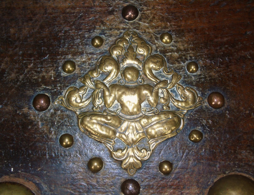 Characterful Early Indian Chest 18th Century View VII