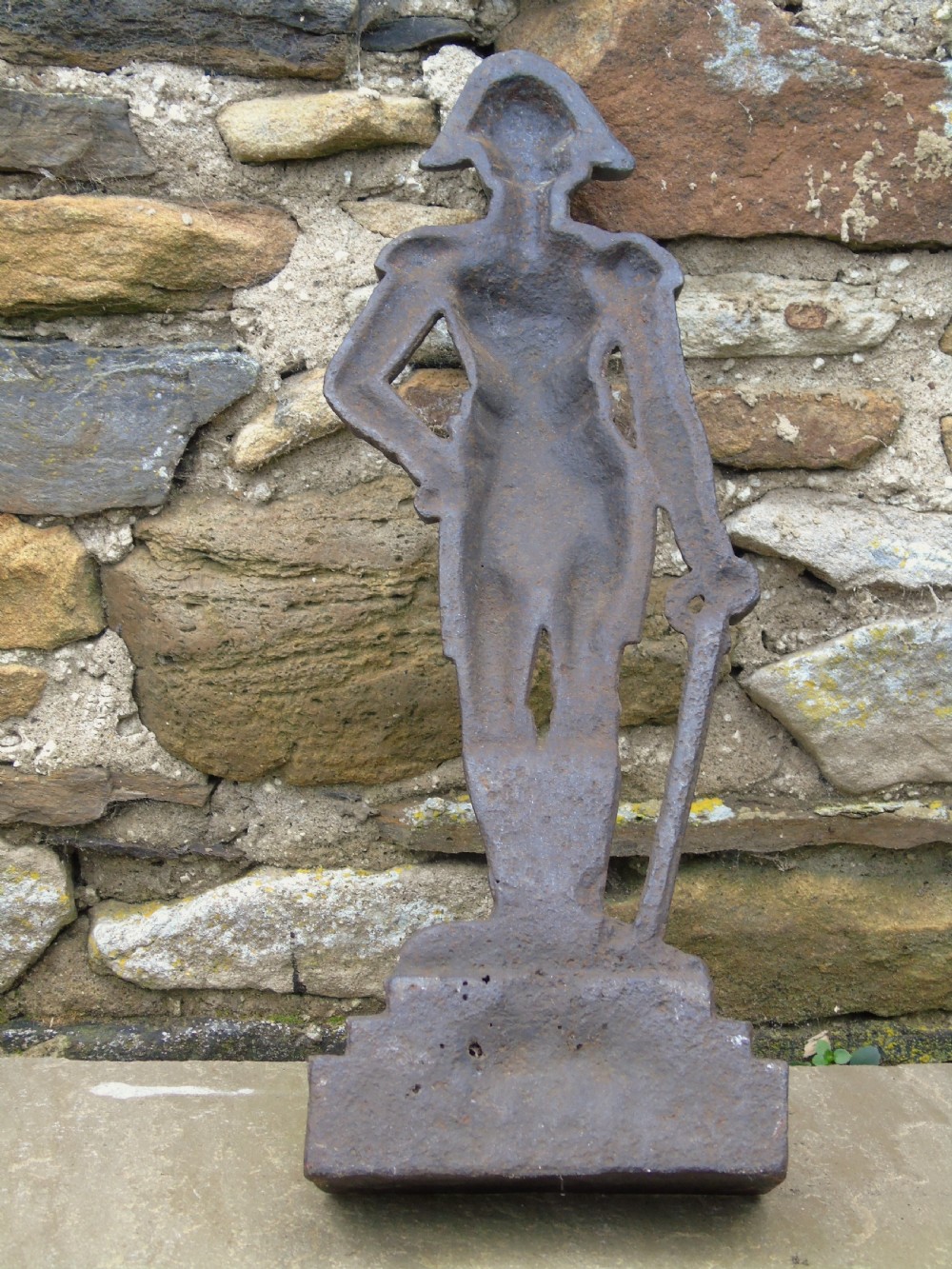 Antique Cast Iron Duke of Wellington Doorstop View IV