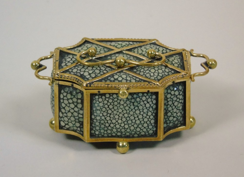 Fine Antique Shagreen Box View II