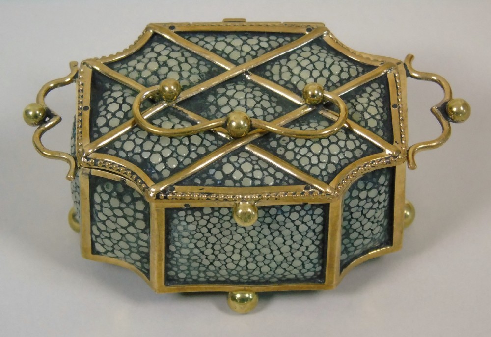 Fine Antique Shagreen Box View III