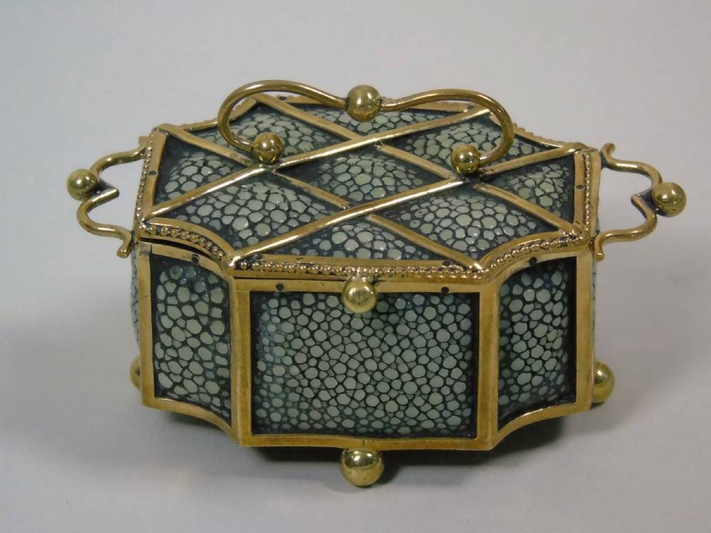 Fine Antique Shagreen Box View VI