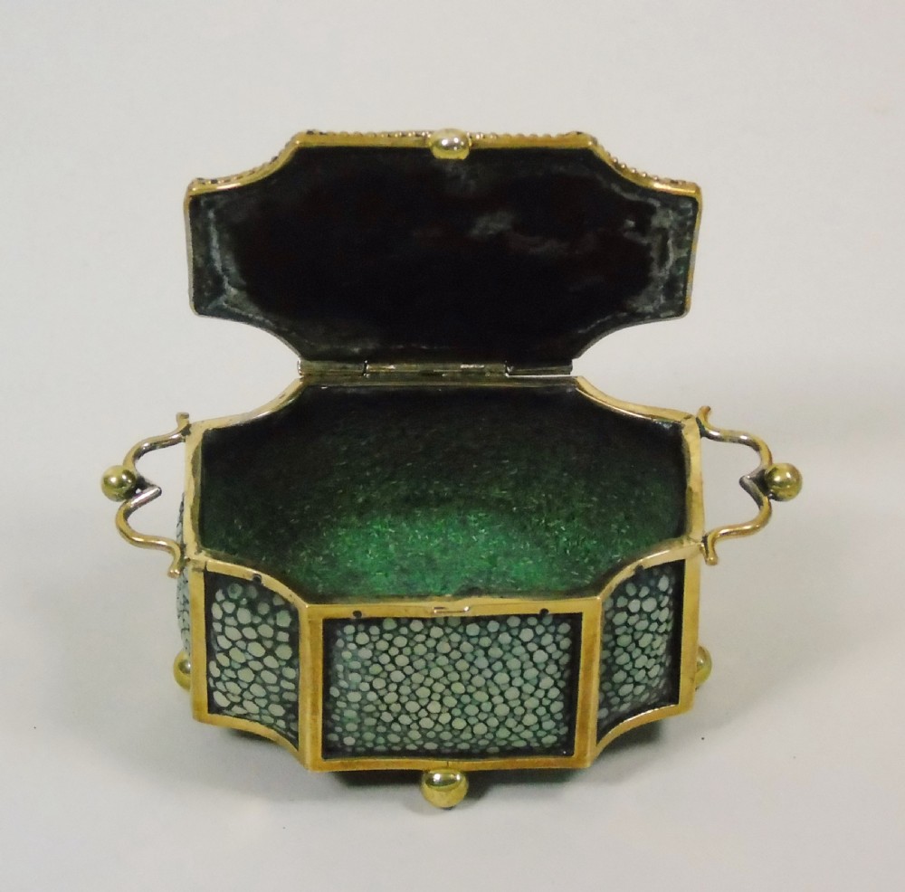 Fine Antique Shagreen Box View IX