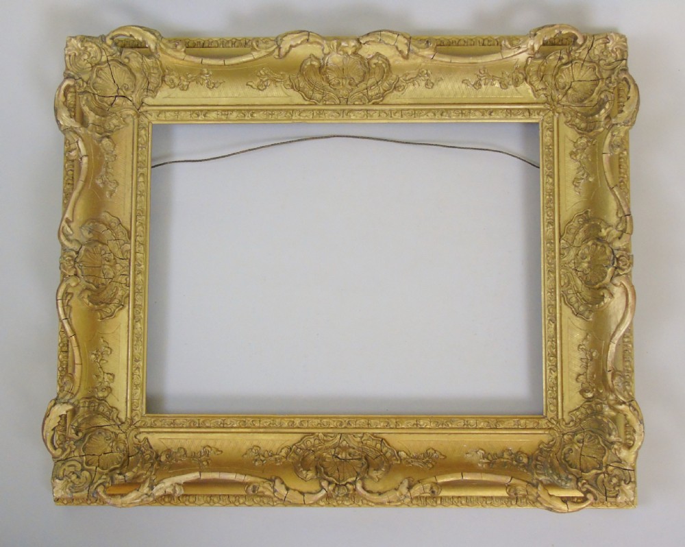 Good Early Victorian Swept Gilt Frame Suit Painting 16”x12” View II